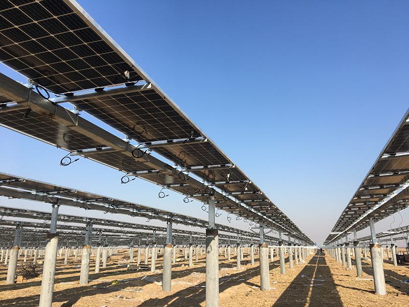 110MW med bifacial moduler